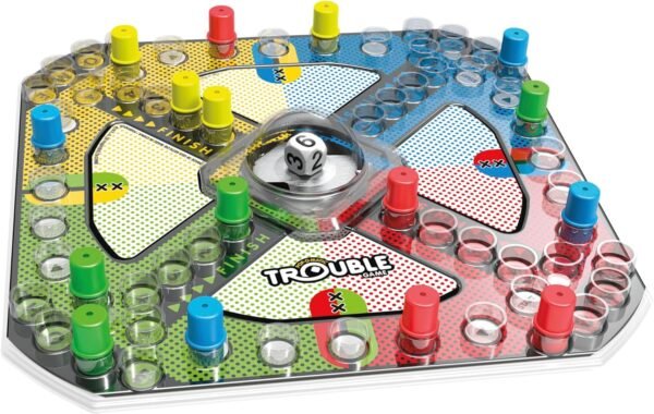 Hasbro Gaming Trouble Kids Board Game, Pop-o-Matic... - Image 4