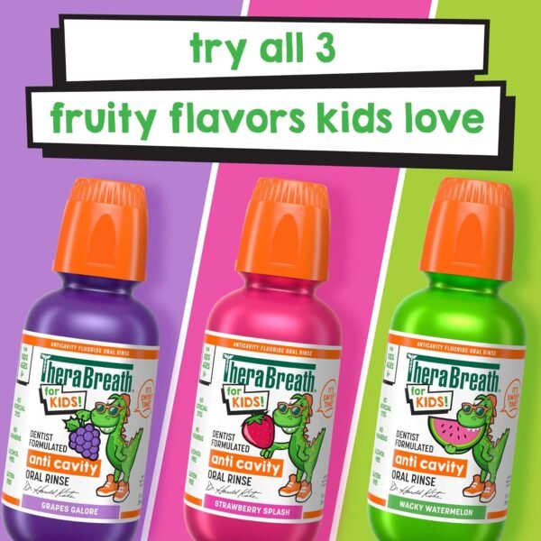 TheraBreath Kids Organic Wacky Watermelon Mouthwas... - Image 8
