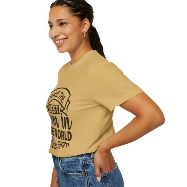 Best Mom in the World T-Shirt, Gift for Mom, Mother's Day Tee, Unisex Garment-Dyed Shirt, Family Celebration Clothing - Image 34