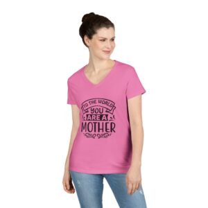 Mother’s Day V-Neck T-Shirt, You Are A Mother Tee, Gift for Moms, Mom Life Shirt, Mother’s Day Gift, Casual Everyday Shirt