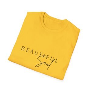 Beautiful Soul, Inspirational Unisex Softstyle T-Shirt, Patriotic Tee, Summer Celebration Shirt, Gifts for Independence Day, Fun BBQ Apparel