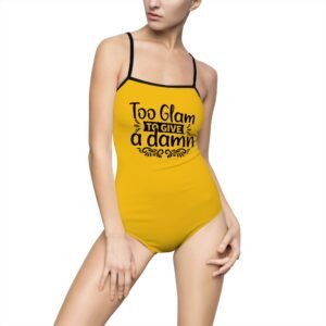 Glamorous Women’s One-Piece Swimsuit, Beachwear, Summer Swimwear, Pool Party Outfit, Vacation Essential, Fun Swim Style