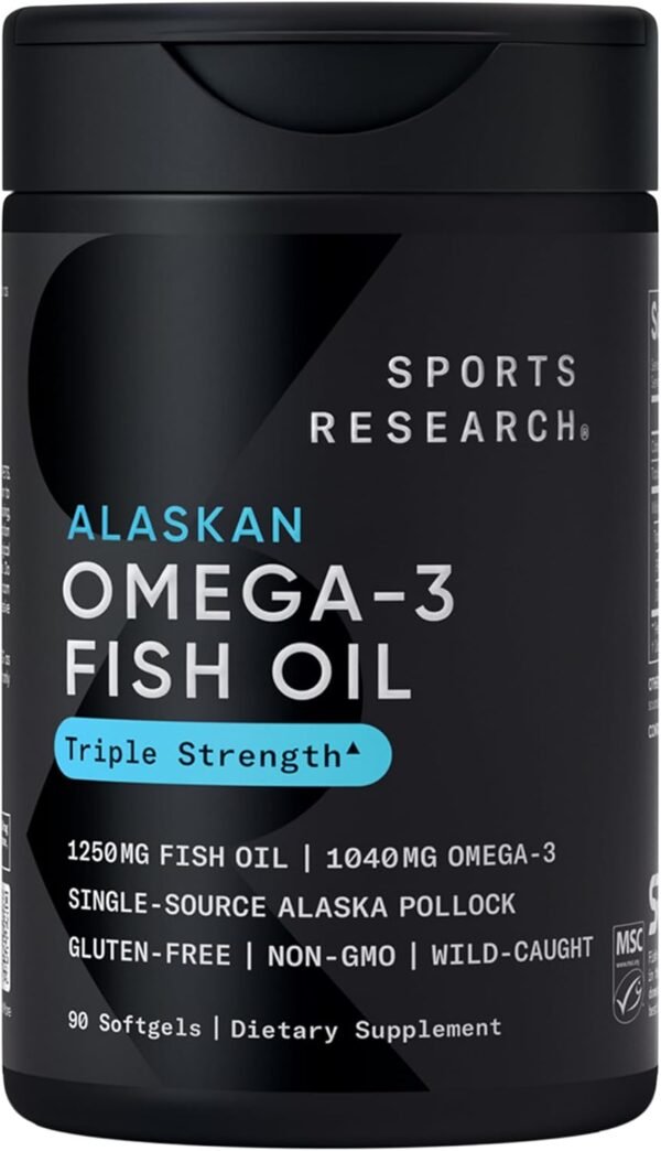 Sports Research Triple Strength Omega 3 Fish Oil -... - Image 2