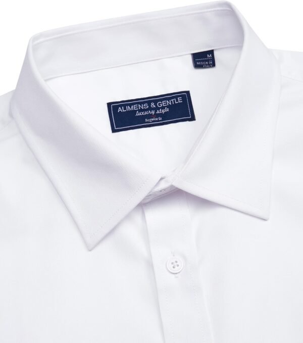 Alimens & Gentle Mens Short Sleeve Dress Shirts Re... - Image 5