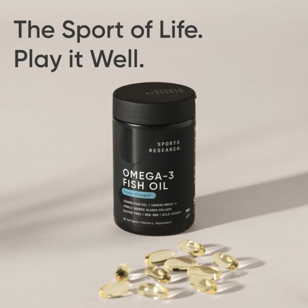 Sports Research Triple Strength Omega 3 Fish Oil -... - Image 8