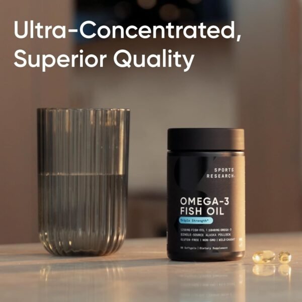 Sports Research Triple Strength Omega 3 Fish Oil -... - Image 7
