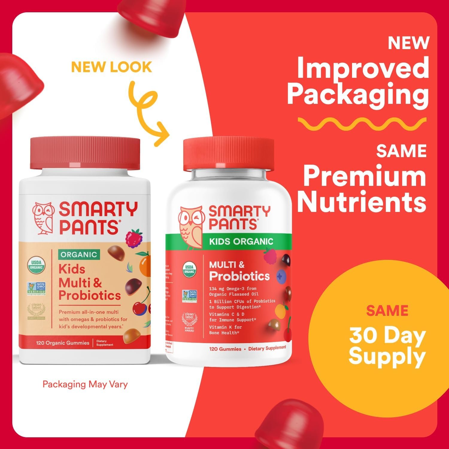 SmartyPants Organic Kids Multivitamin Gummies: Pro... - Image 3