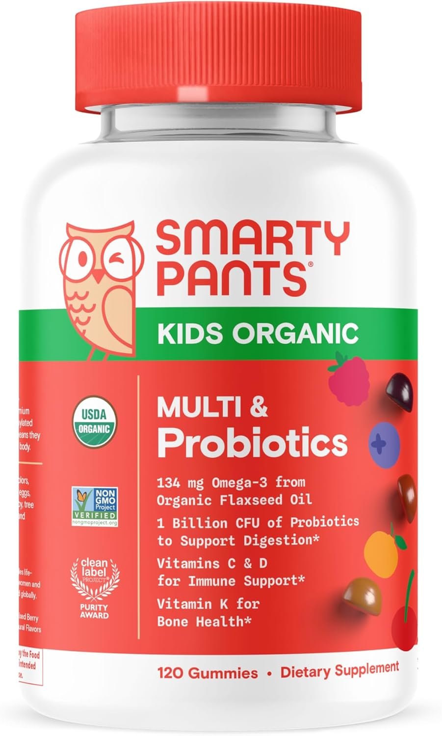 SmartyPants Organic Kids Multivitamin Gummies: Pro... - Image 2