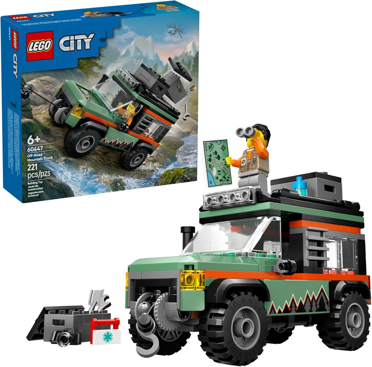 LEGO City Off-Road 4x4 Mountain Truck Toy - Buildi... - Image 2