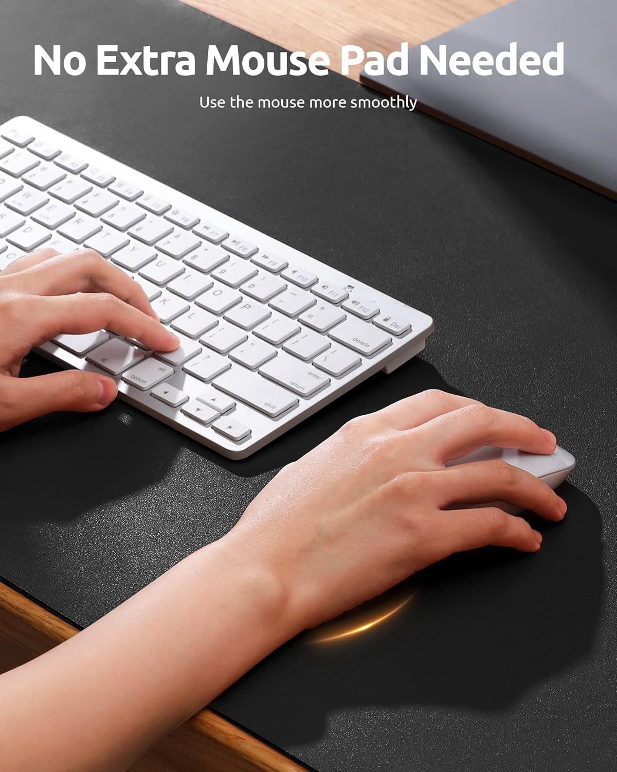 YSAGi Leather Office Desk Pad Protector, Large Mou... - Image 4