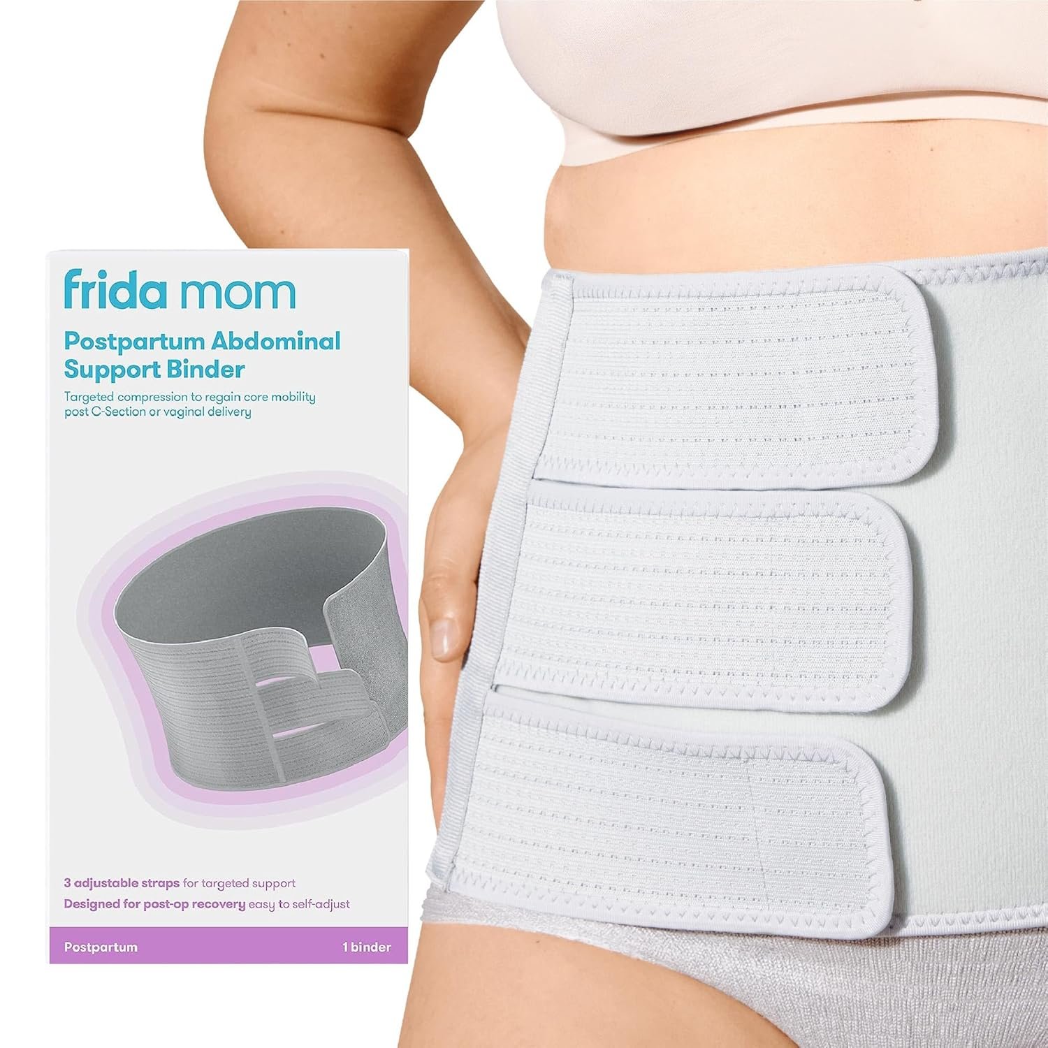 Frida Mom Belly Binder, Postpartum Essentials for ... - Image 2