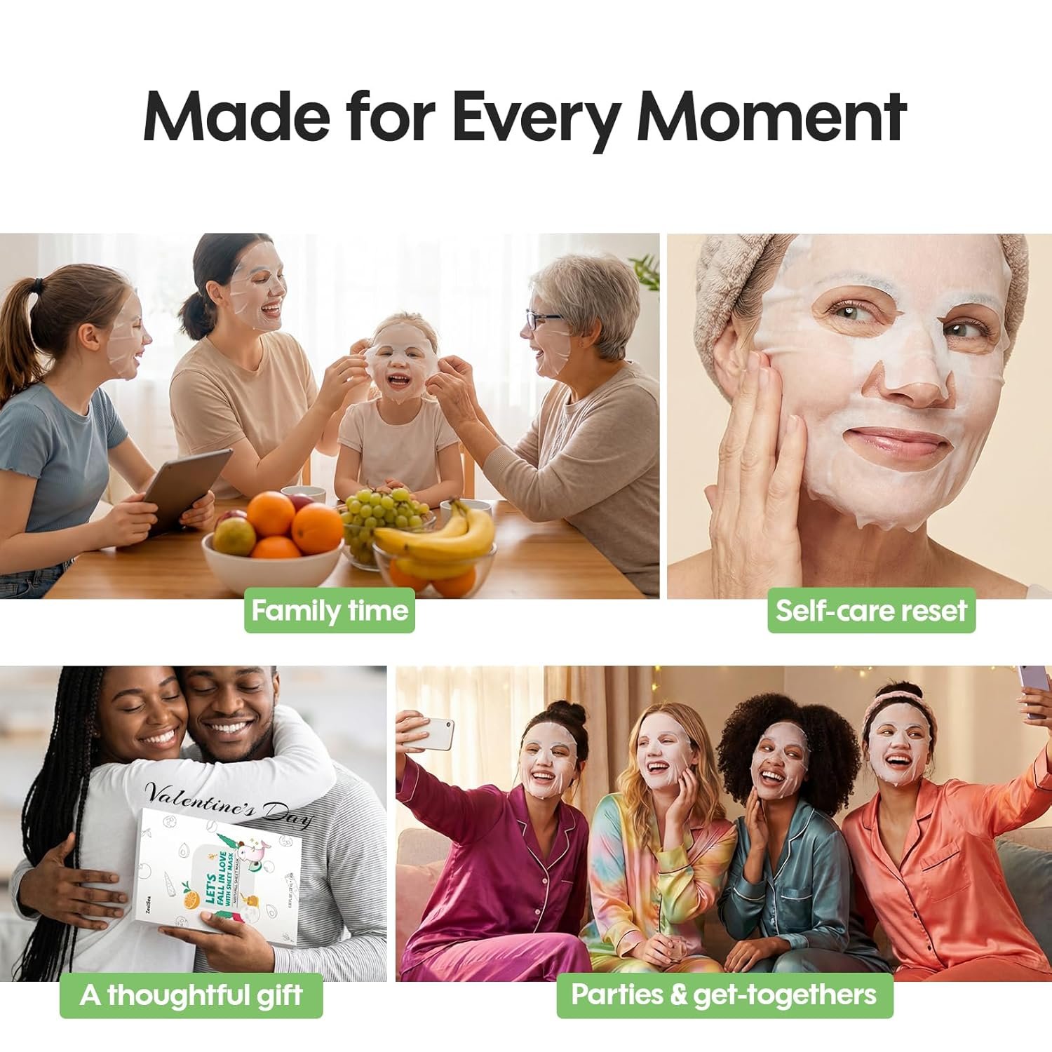 ZealSea Face Masks Skincare for Women, Variety 7Da... - Image 6