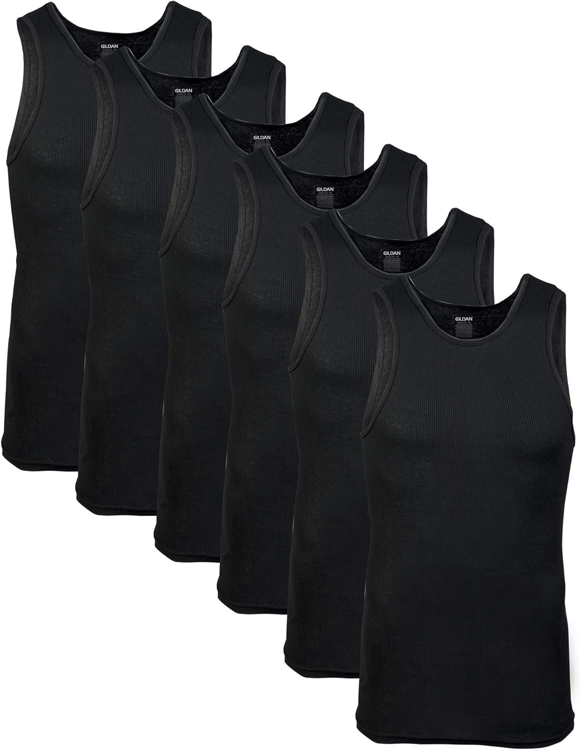 Gildan Men's A-Shirts Tanks Multipack - Image 2