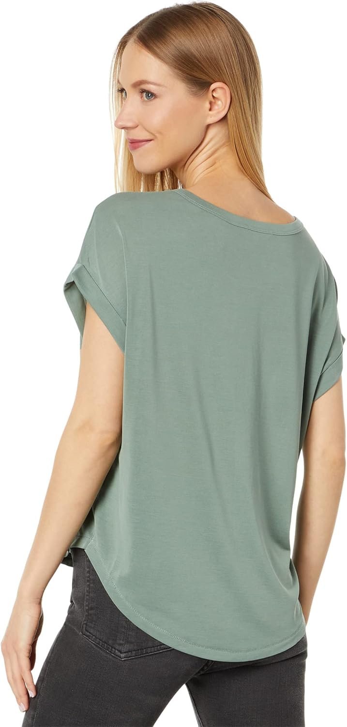 Lucky Brand Womens Short Sleeve Sandwash Dolman Te... - Image 3