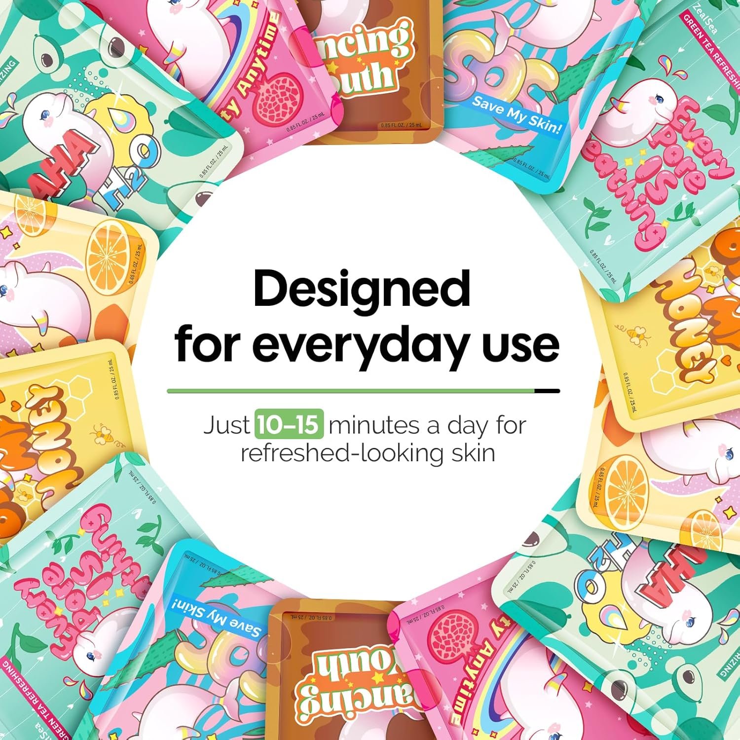 ZealSea Face Masks Skincare for Women, Variety 7Da... - Image 9