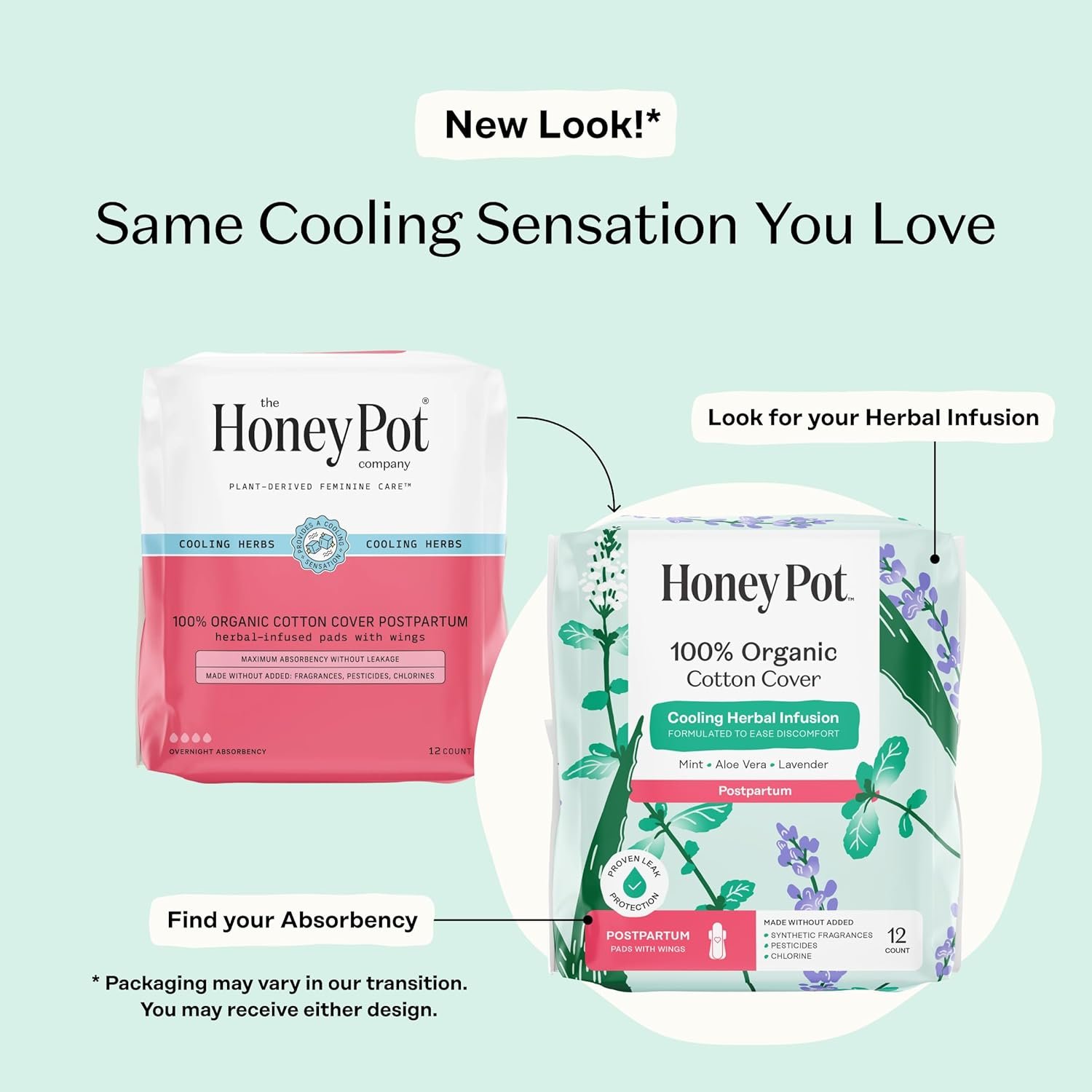 The Honey Pot Company - Herbal Postpartum Pads w/W... - Image 3