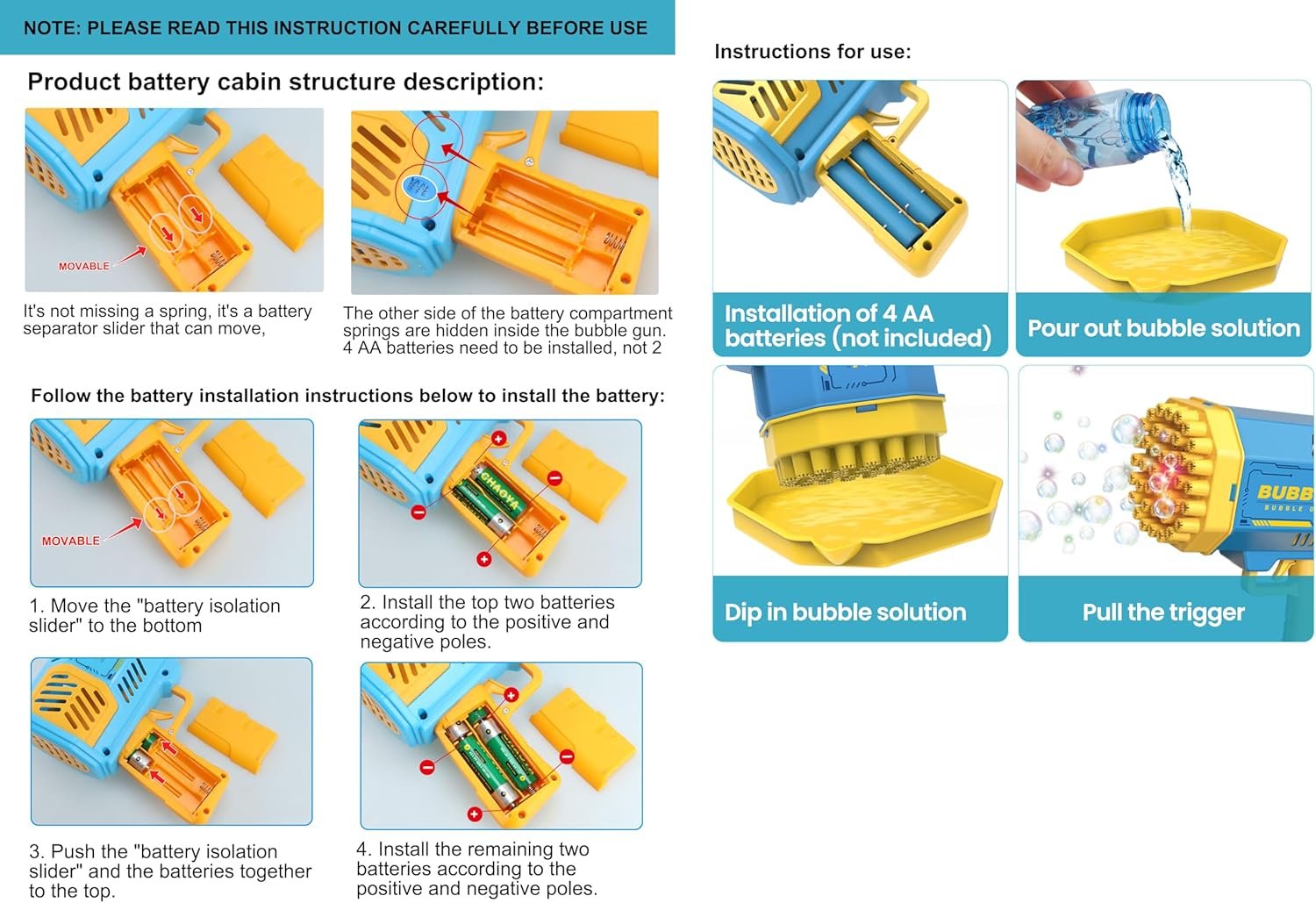 JONEG Toys for 3-8 Year Old Boys Girls: 2 Pack Bub... - Image 7