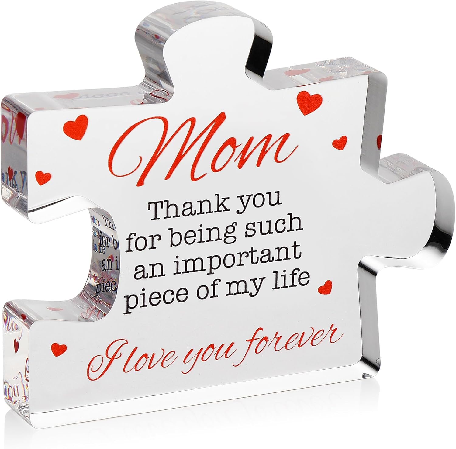 VELENTI Engraved Acrylic Block Puzzle - Mom Presen... - Image 2
