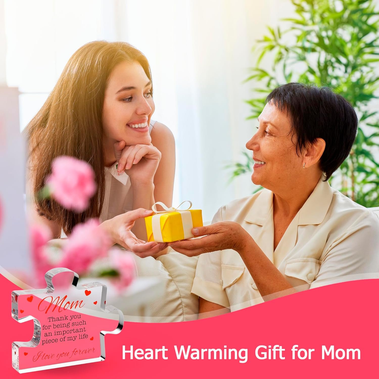 VELENTI Engraved Acrylic Block Puzzle - Mom Presen... - Image 5